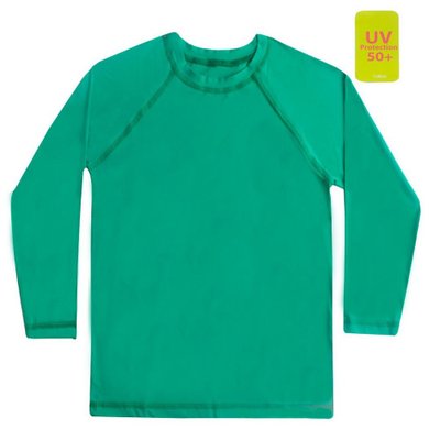 Camiseta Lycra Infantil UV UPF 50+ Verde