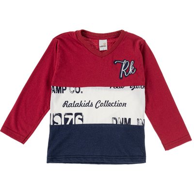 Camiseta Kids Menino RL Collections Vermelho