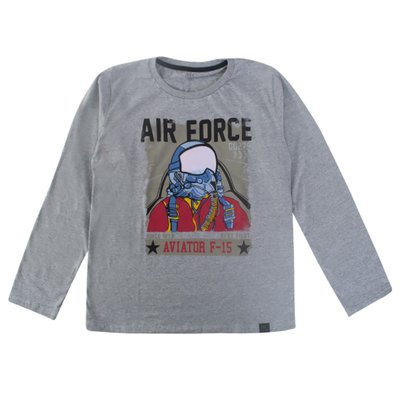 Camiseta Juvenil Menino Air Force Mescla