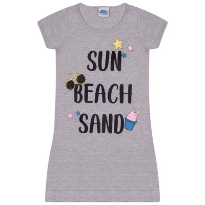 Vestido Infantil Menina Sun Beach Sand Mescla