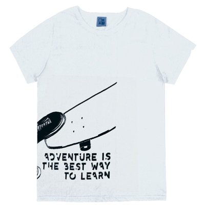 Camiseta Infantil Menino Adventure Branco