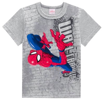 Camiseta Kids Menino Homem Spider Man - Brandili