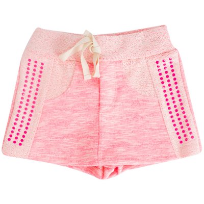 Shorts Saia Infantil Menina Rosa Neon