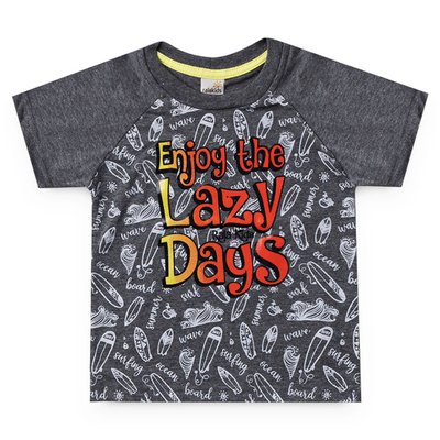 Camiseta Kids Menino Lazy Mescla