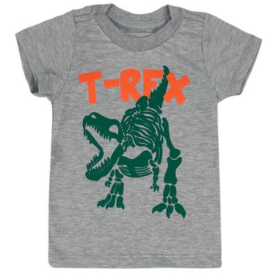 Camiseta Kids Menino T-Rex Mescla