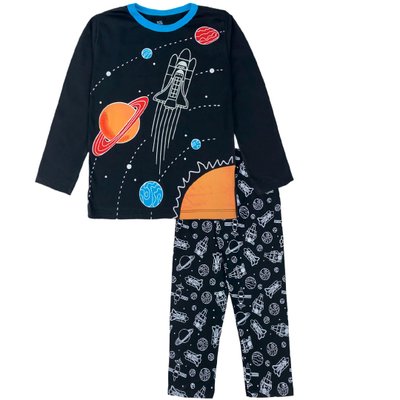 Pijama Infantil Menino Space Trip Preto