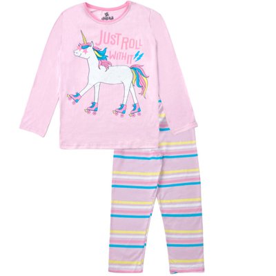 Pijama Infantil Menina Unicórnio Rosa