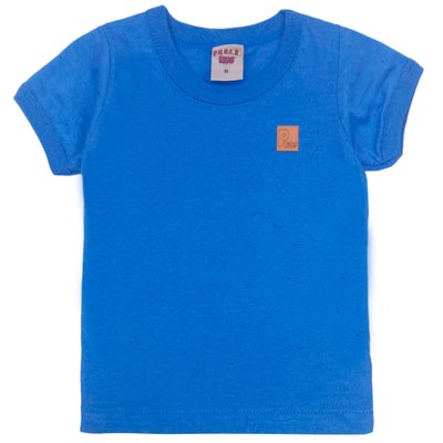 Camiseta Bebê Menino Little Boy Azul
