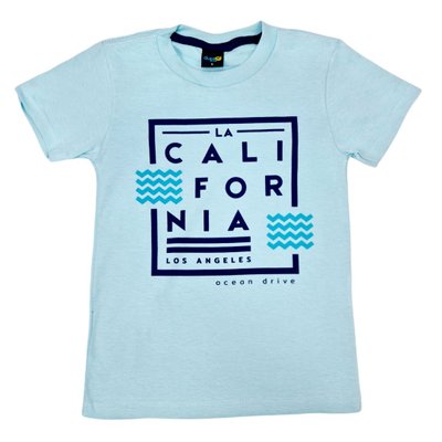Camiseta Infantil Menino La California Azul