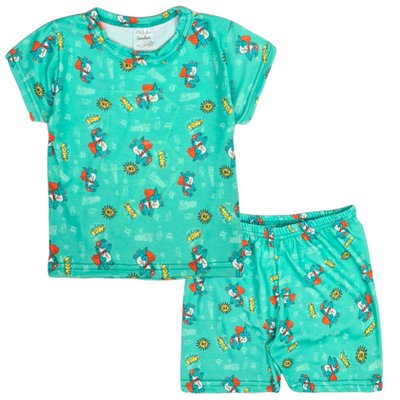 Pijama Infantil Menino Dino Verde
