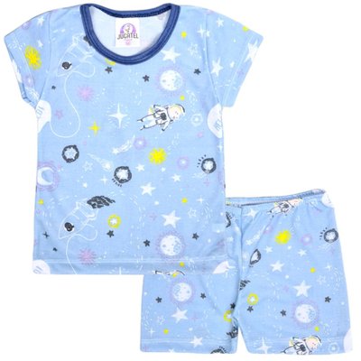 Pijama Bebê Menino Space Trip Azul