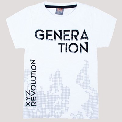 Camiseta Infantil Menino Generation Branco