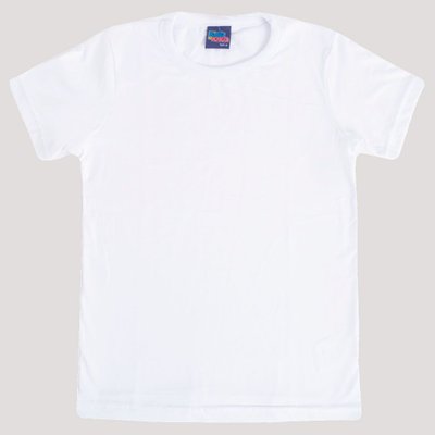 Camiseta Juvenil Menino Básica Branca