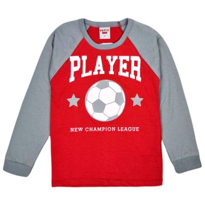 Camiseta Infantil Menino Player Vermelha