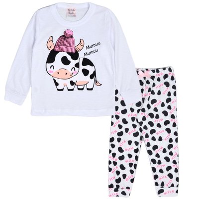 Pijama Kids Menina Milk Branco