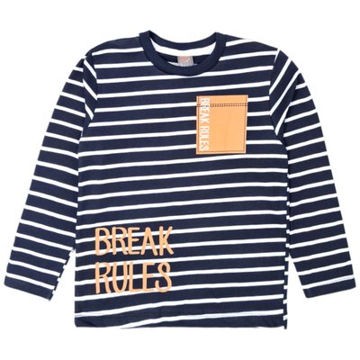 Camiseta Infantil Menino Break Rules Marinho