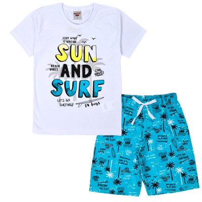 Conjunto Infantil Menino Sun and Surf Branco